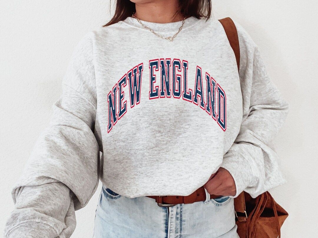 New England Sweatshirt New England Shirt New England New - Etsy | Etsy (US)