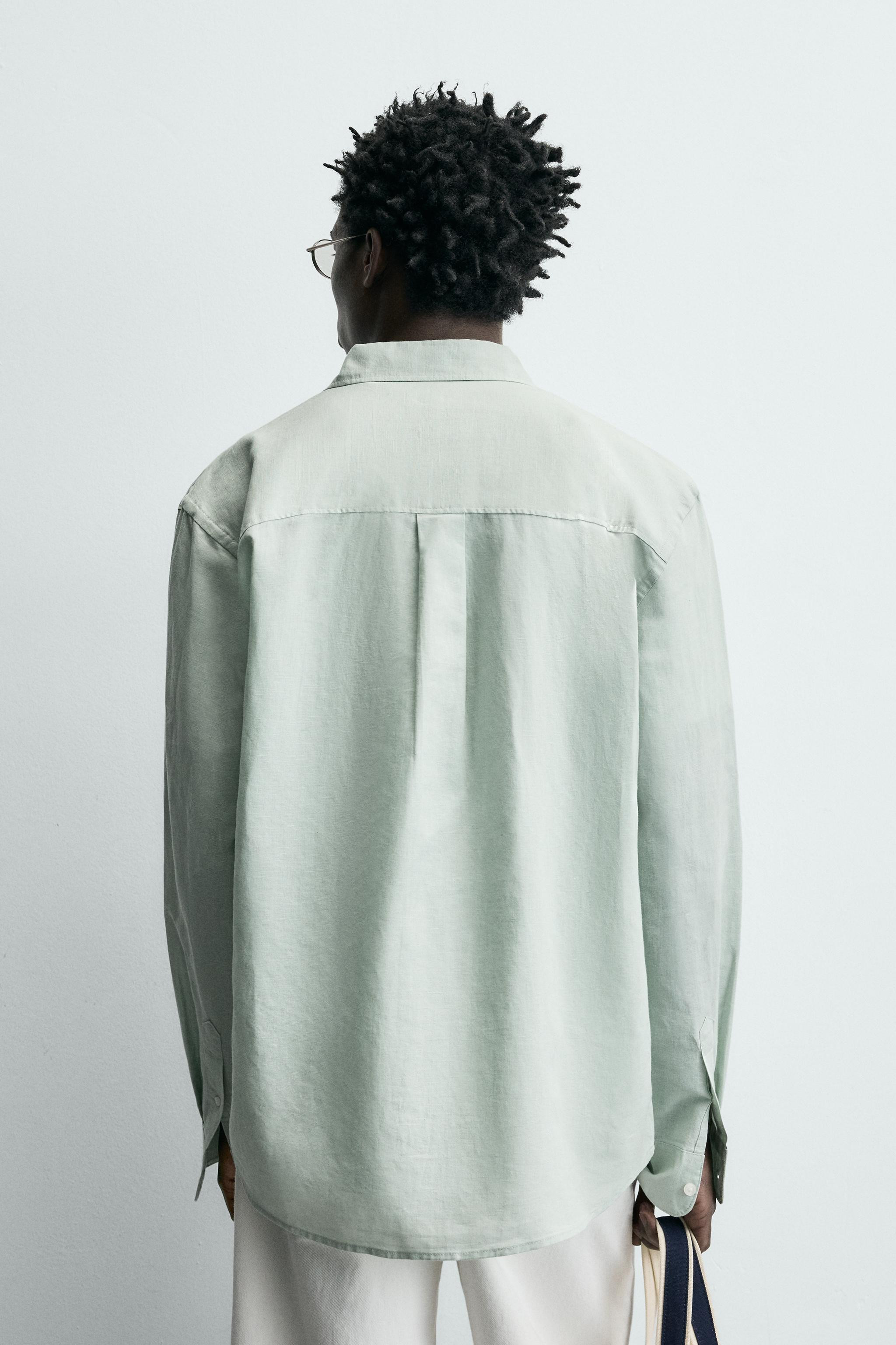 REGULAR FIT LINEN - COTTON SHIRT | Zara US