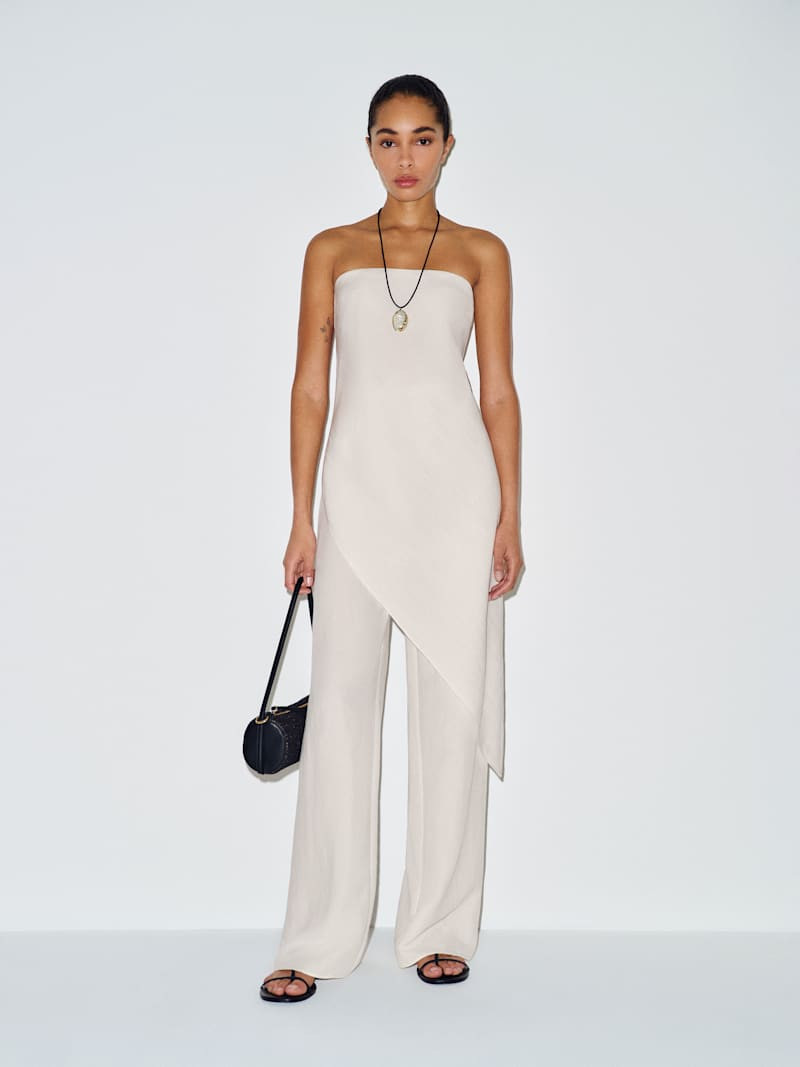 Reformation Mira Two Piece Ivory XS | Reformation (Global)