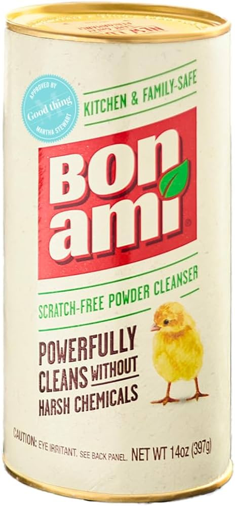Bon Ami Polishing Cleanser Powder, 14 Ounces, Sold as 5 Pack | Amazon (US)