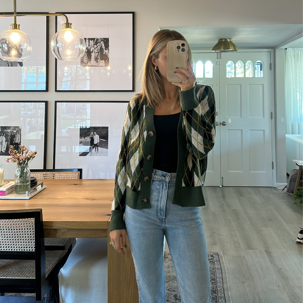 ootd 10/3. Exact products linked. Wearing size small in sweater. Jeans are size 24 in regular length (hit at the ankles) 

#LTKworkwear #LTKfindsunder100