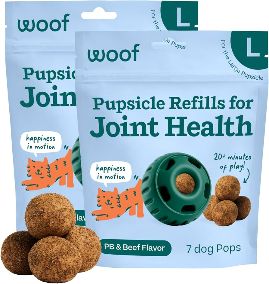 WOOF Hip & Joint Pupsicle Refill Pops - Dog Joint Supplement for The Pupsicle Toy to Support Join... | Amazon (US)