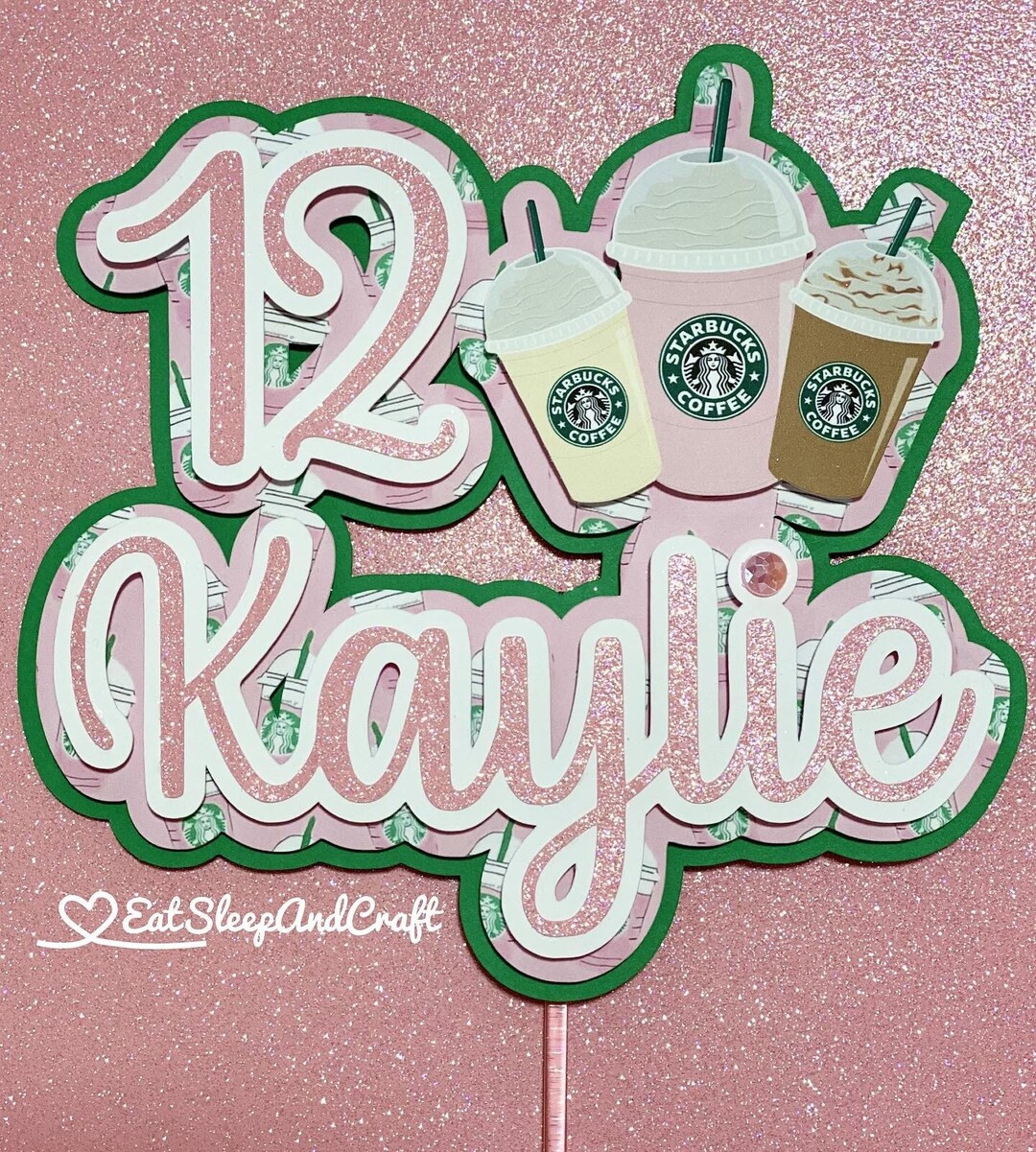 Starbucks Cake Topper, Starbucks Decorations, Starbucks Party - Etsy | Etsy (US)