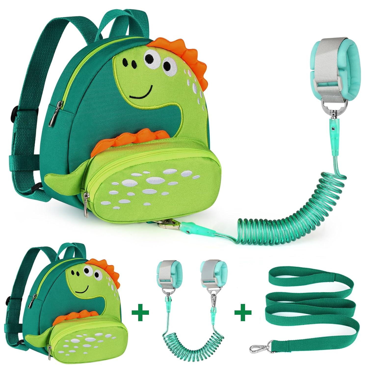 Accmor Toddler Harness Backpack Leash, Cute Dinosaur Backpacks with Anti Lost Wrist Link, Cute Mi... | Amazon (US)