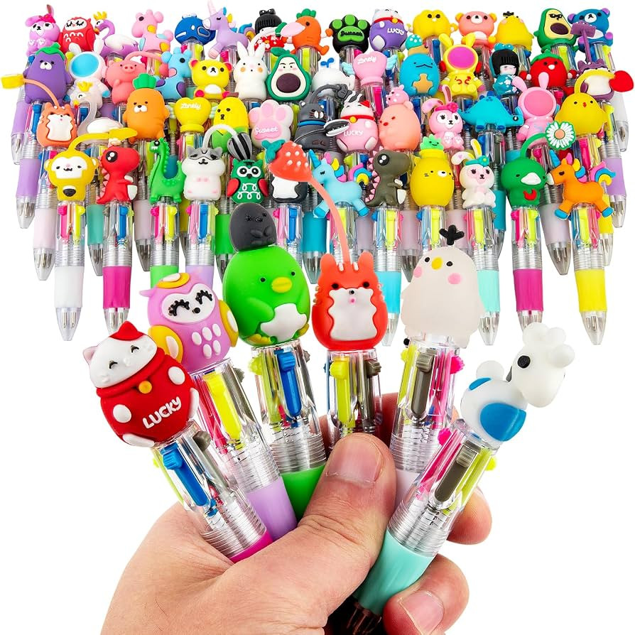 Multicolor Pen in One - Cute Pens for Kids - 60-Pack Multicolor Pens, Perfect for Birthdays and C... | Amazon (US)