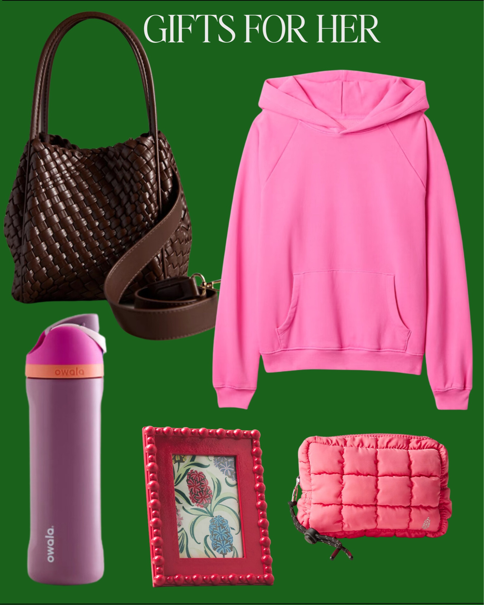 Gifts for her 🎀🫶🏽🎁

#gap #anthropologie #freepeople #purse #bag #owala #hoodie #sweatshirt #giftsforher #giftideas #pictureframe #christmas 

#LTKItBag #LTKCyberWeek #LTKGiftGuide