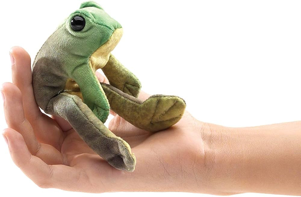 Folkmanis Mini Sitting Frog, Green/A | Amazon (US)