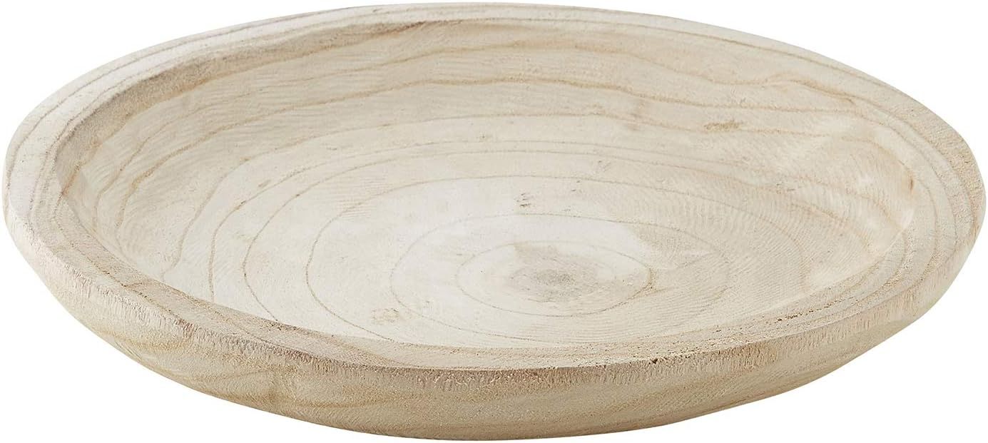 Santa Barbara Design Studio Hand Carved Paulownia Wood Serving Bowl, Medium, Natural | Amazon (CA)