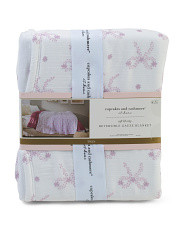Bow Pattern Gauze Blanket | Bed & Bath | Marshalls | Marshalls