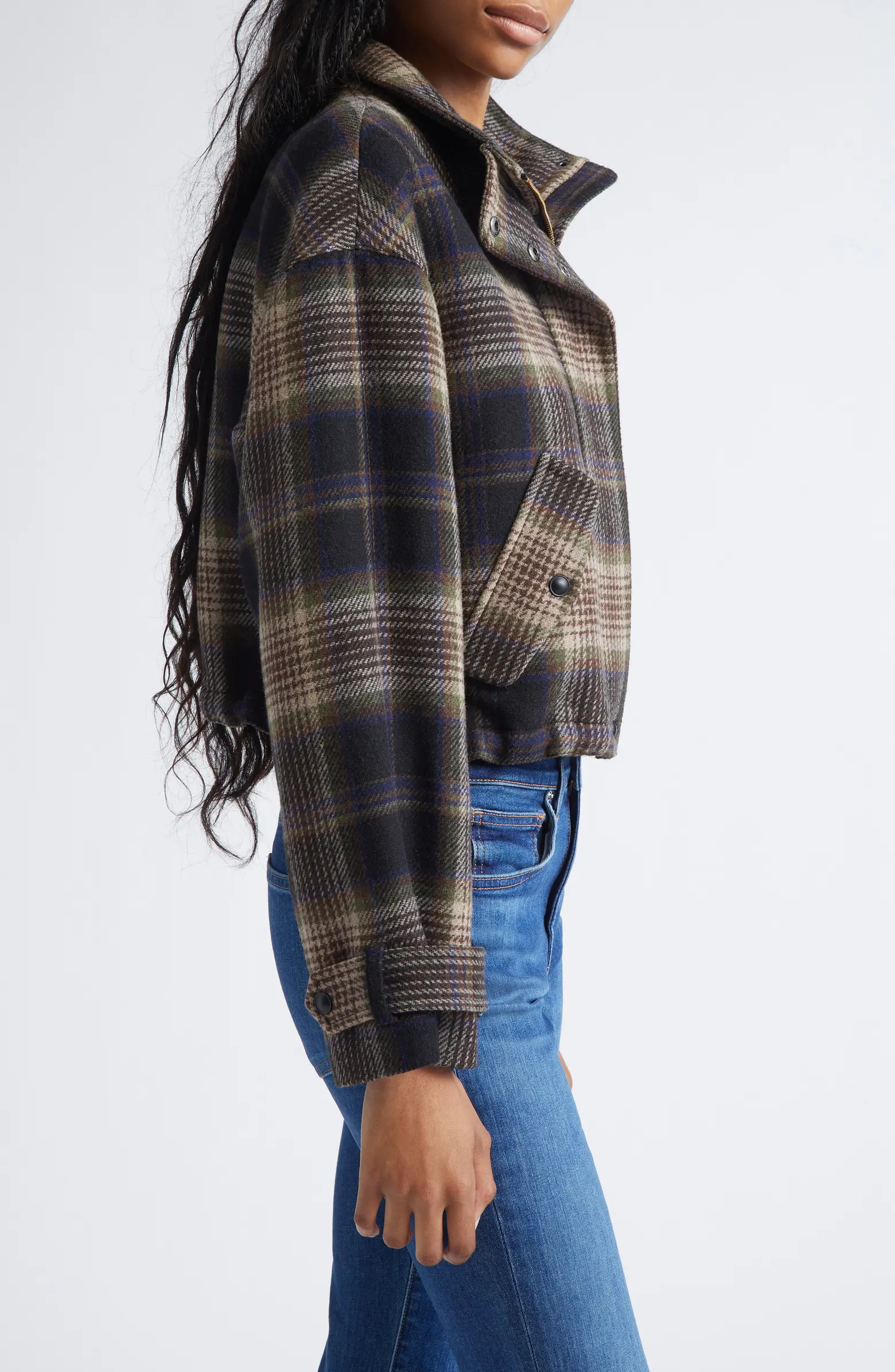 Veronica Beard Bateman Plaid Wool Blend Jacket | Nordstrom | Nordstrom
