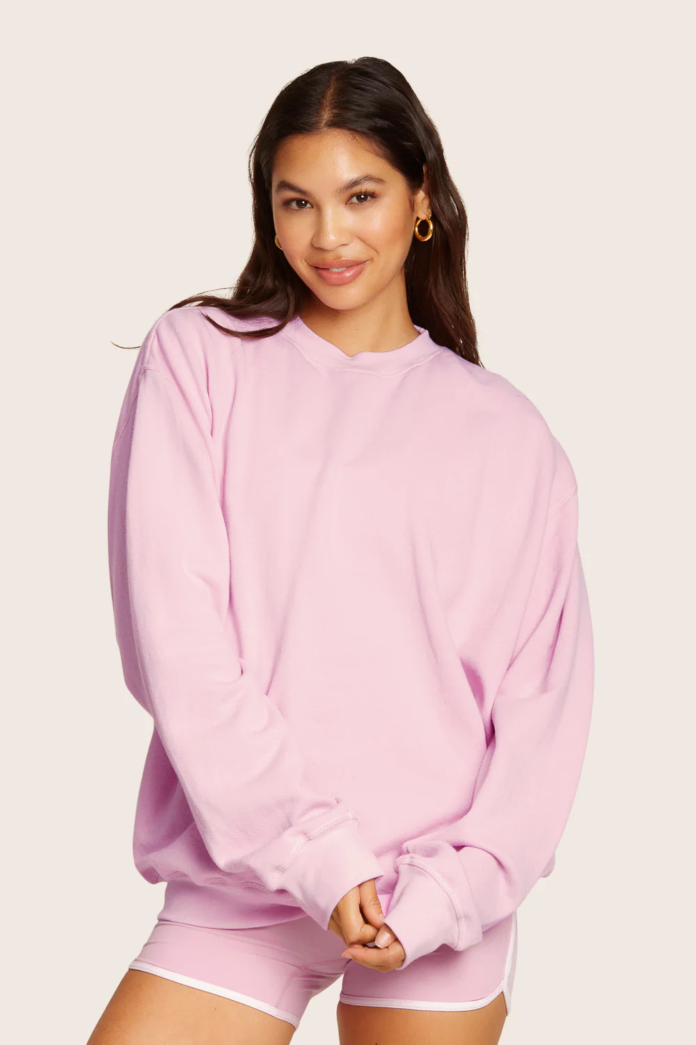 LIGHTWEIGHT SWEATS CLASSIC CREWNECK - PRIMROSE | SET Active
