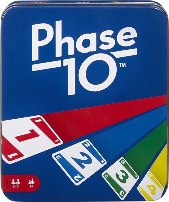 Amazon.com: Phase 10 Card Game with 108 Cards, Makes a Great Gift for Kids, Family or Adult Game ... | Amazon (US)