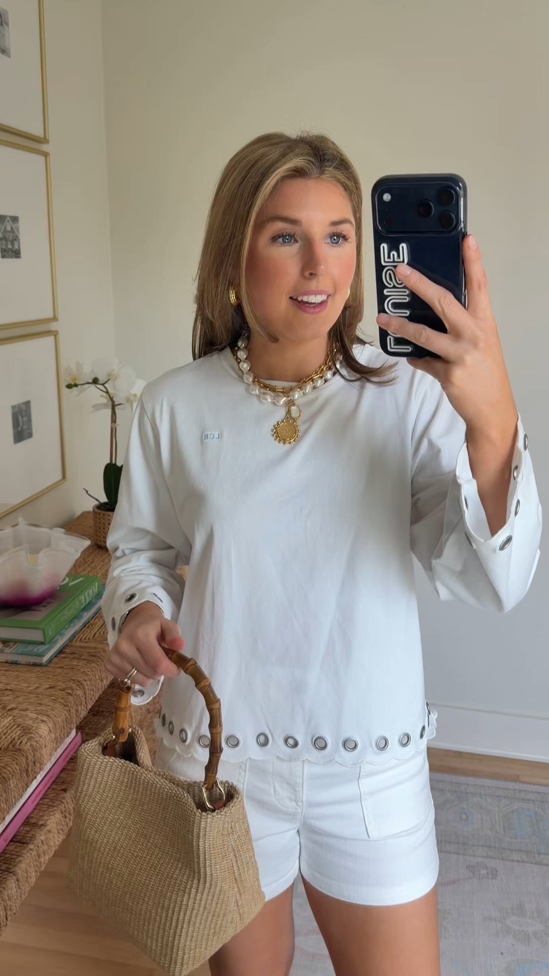 Outfit idea for the bride to be! Wearing a S in top and 26 in shorts