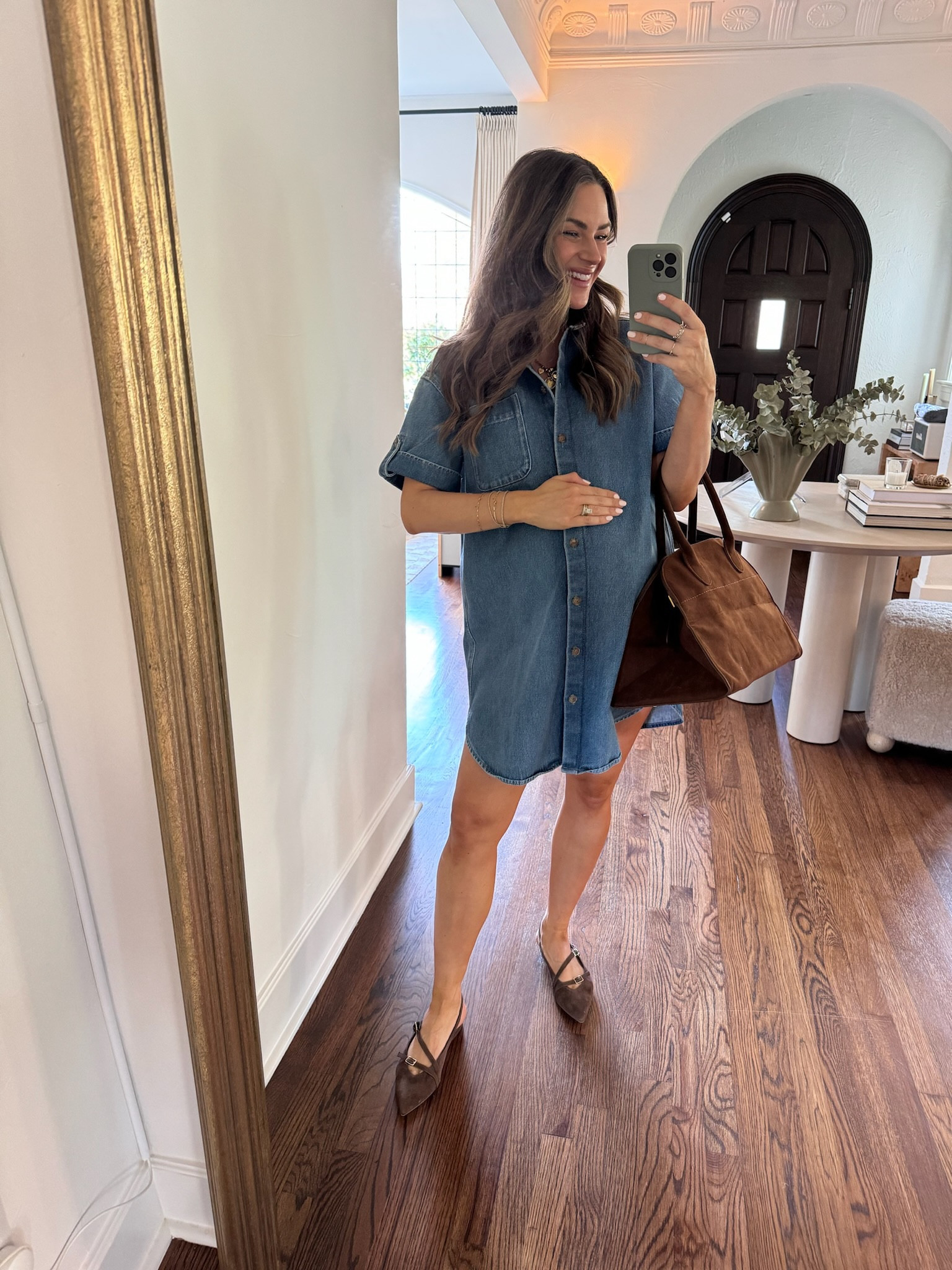 OOTD. In a 34 dress but should have gotten smaller it runs really oversized even on an almost 37 week bump! Shoes fit TTS 



#LTKShoeCrush #LTKBump