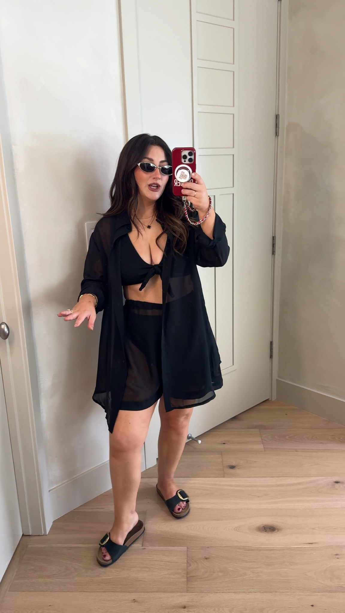 Sheer cover up set! Perfect for vacation!
Size small 
5'0" 140lbs

#LTKPetite #LTKSwim #LTKTravel