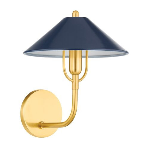 Rory 12" Wall Sconce - Blue | Wall Fixtures, Wall Lamps - Decorative, Aesthetic | One Kings Lane