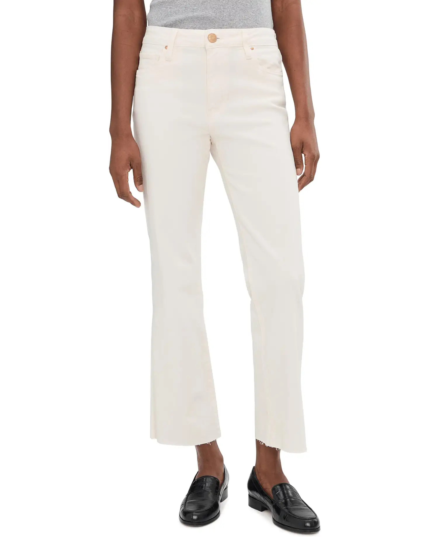 Women's KUT from the Kloth Kelsey High-Rise Ankle Flare with Raw Hem | Zappos.com