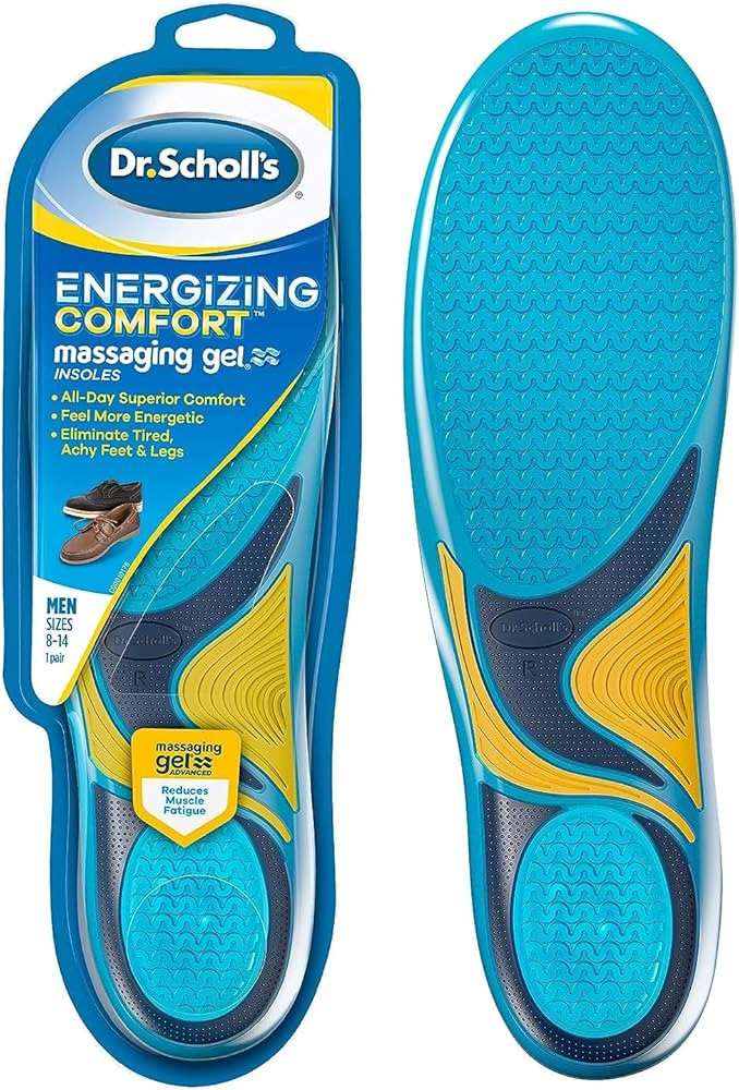 Dr. Scholl's Energizing Comfort Everyday Insoles with Massaging Gel®, On Feet All-Day, Shock Abs... | Amazon (US)