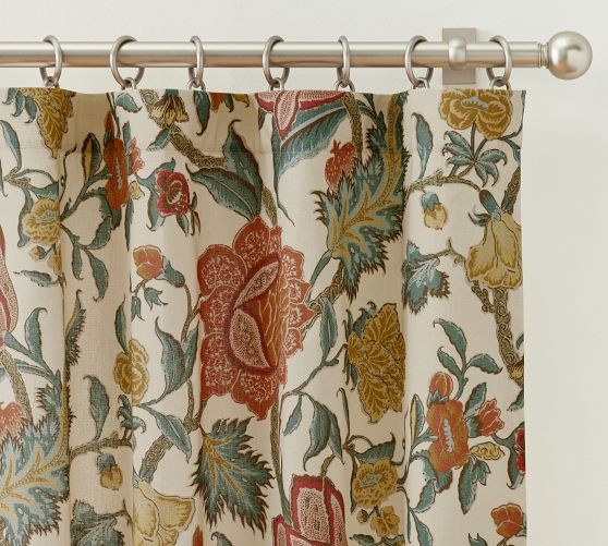 Cynthia Palampore Printed Curtain | Pottery Barn (US)