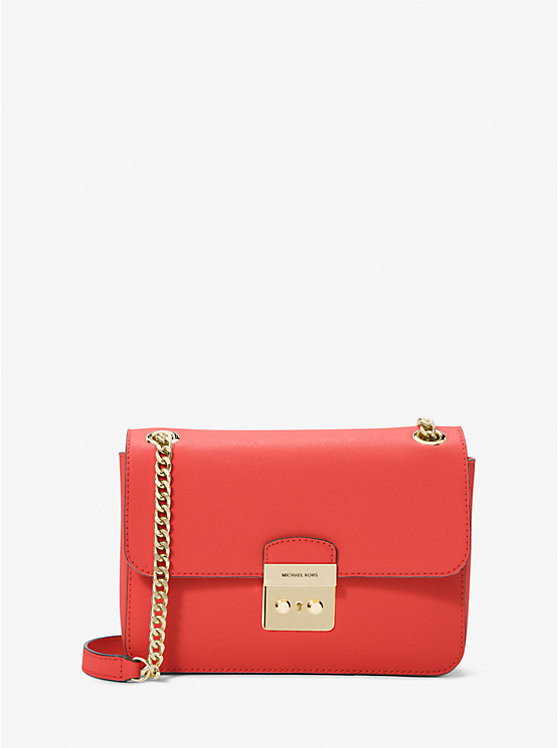 Brandi Medium Saffiano Leather Shoulder Bag | Michael Kors US