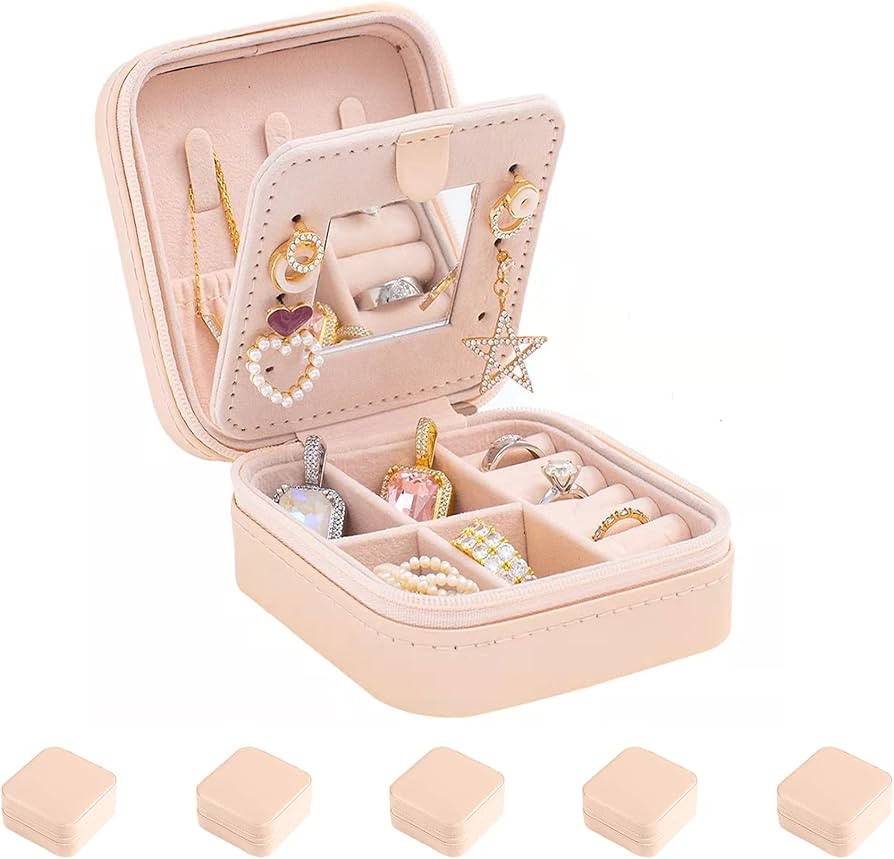 KElofoN Travel jewelry case Travel jewelry box Travel Jewelry Organizer Small Jewelry Organizer B... | Amazon (US)