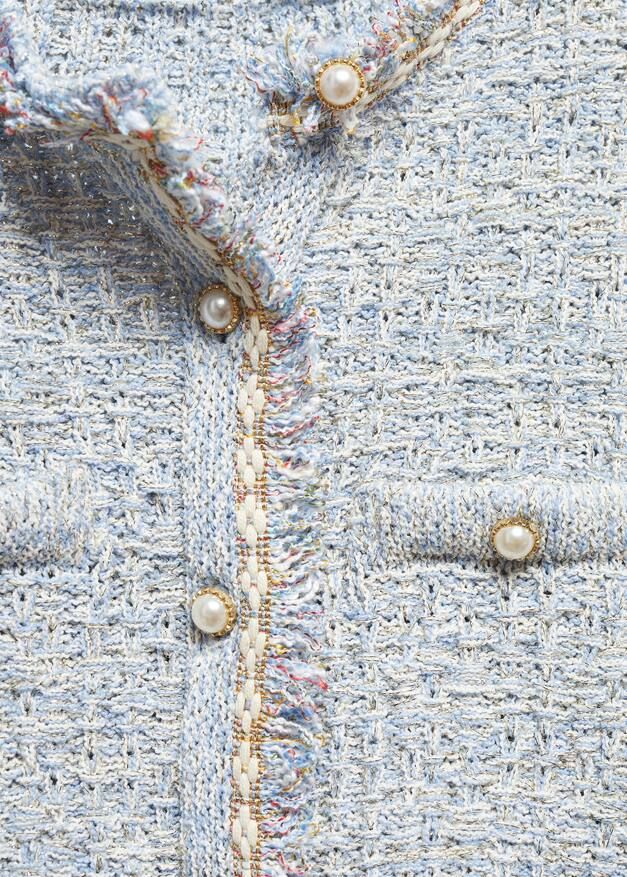 Tweed cardigan with jewel button -  Women | Mango USA | MANGO (US)