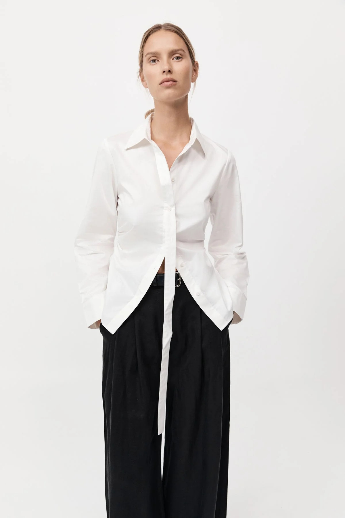 Deconstructed  Shirt - White | St. Agni (US, UK, EU)