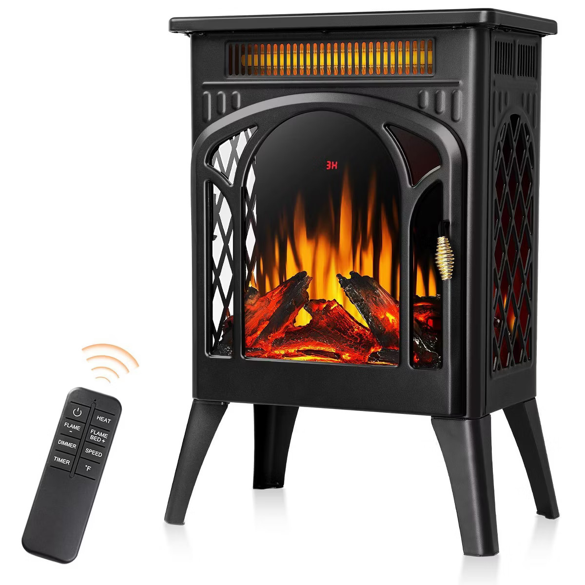 R.W.FLAME Electric Fireplaces, 1500W Infrared Electric Stove Heater, Efficient Heating, 3D Realis... | Target