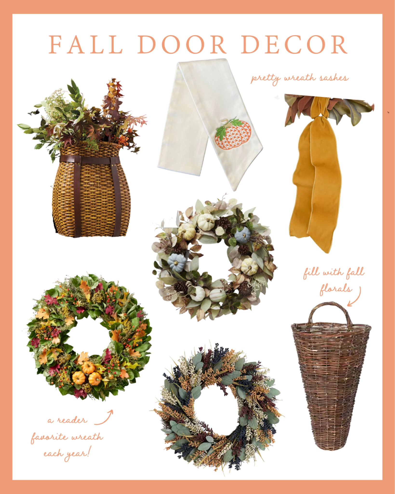 Fall door decor!

#LTKunder100 #LTKunder50 #LTKSeasonal