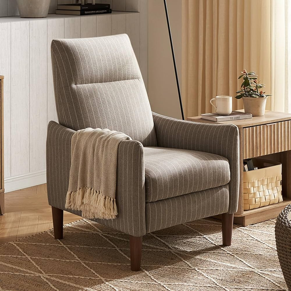 mopio Arthur Recliner Chair with 3 Positions, Accent Chair, Mid Century Modern Reading Chair, Hig... | Amazon (US)