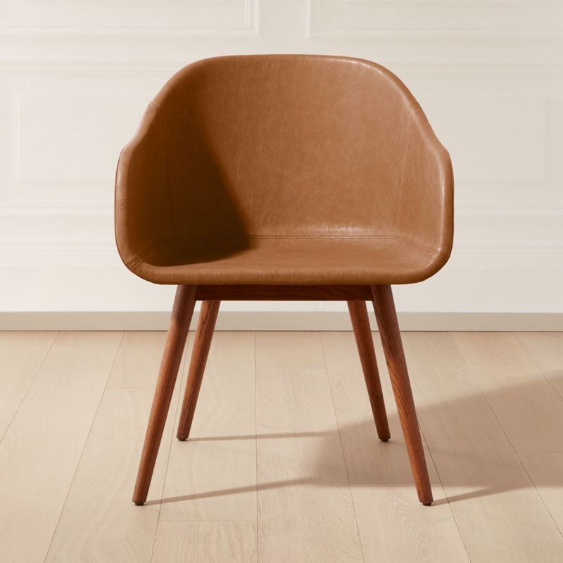 Venice Studio Brown Task/Office Chair + Reviews | CB2 | CB2