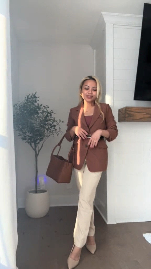 Did you know if you want to sinch in your waist, you can just use a belt? And I mean with anything including blazers?? Yeah, for day 16, I'm going for that chic corporate look. #corporatefashiongirly #dailyoutfitsinspo 

Corporate fashion inspiration, chic fashion, corporate girl, short girl fall fashionn

#LTKStyleTip #LTKxPrimeDay #LTKWorkwear