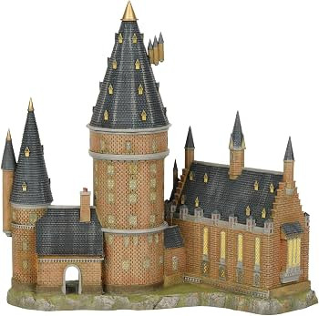 Department56 Harry Potter Village Hogwarts Hall and Tower Lit Building, 13.07", Multicolor | Amazon (US)