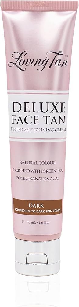 Loving Tan Deluxe Face Tan, Dark - Streak Free, Natural Looking, Professional Strength Sunless Ta... | Amazon (US)