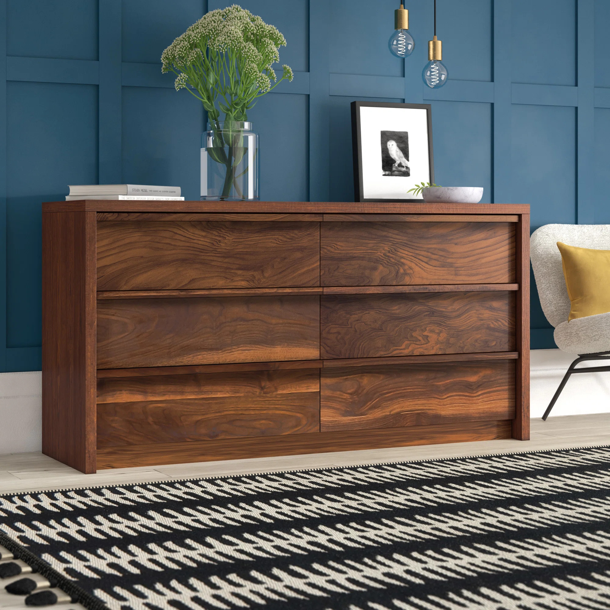 Holtzlander 60.71'' W 6 - Drawer Dresser | Wayfair North America