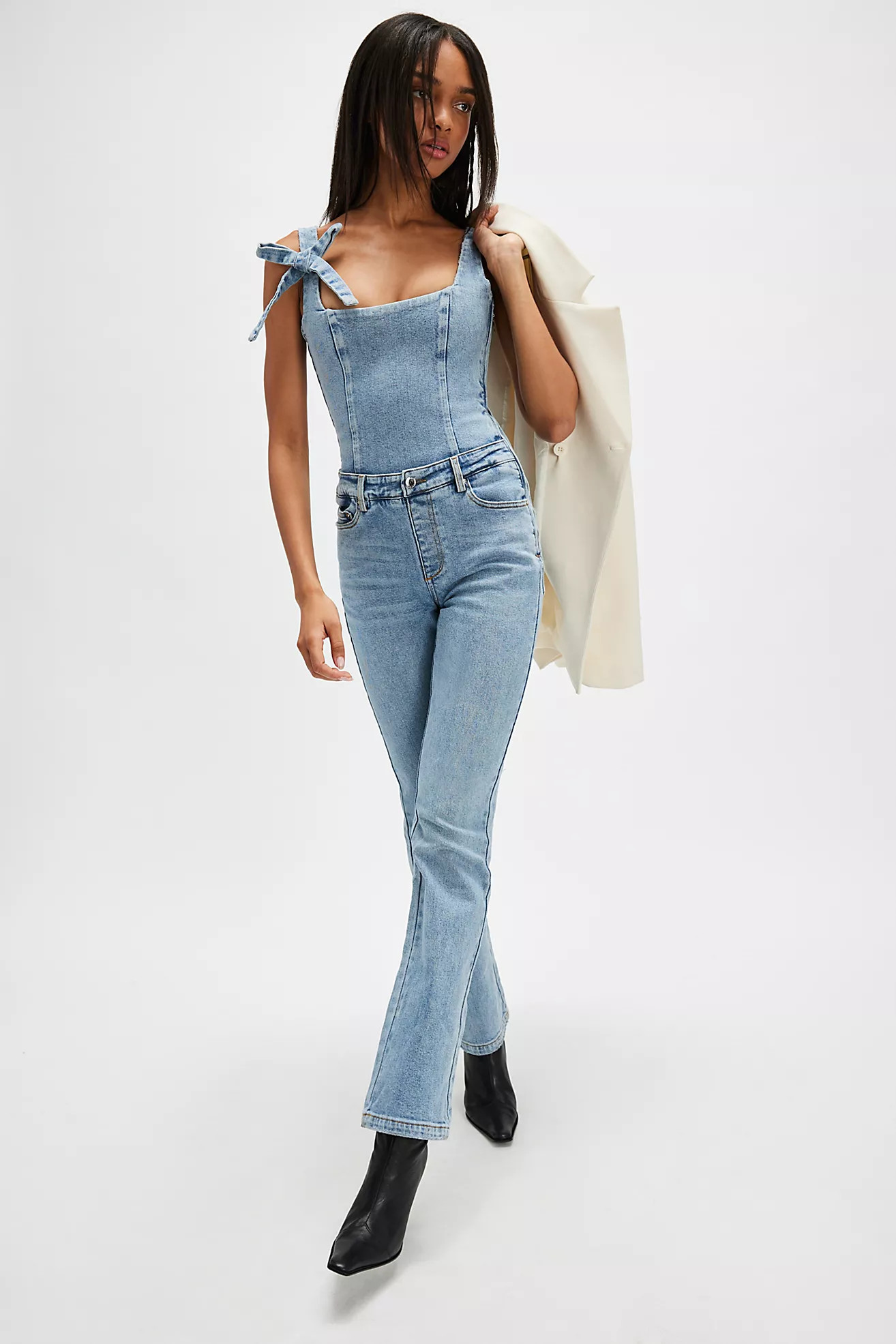Retrofete Dawson Denim Jumpsuit | Free People (Global - UK&FR Excluded)