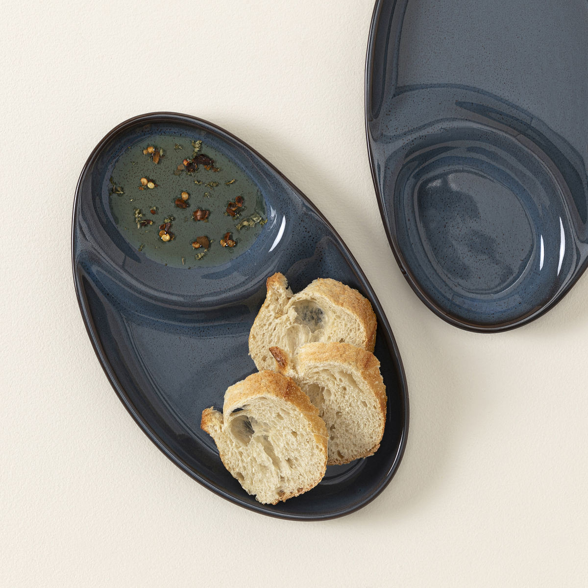 Olive Oil Dipping Plates - Set of 2 | UncommonGoods