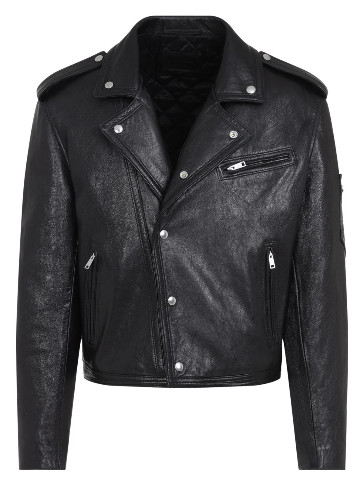 Prada Men's Biker Jacket in Black | Size 50 | UPW523SOOO11KD | LOZURI