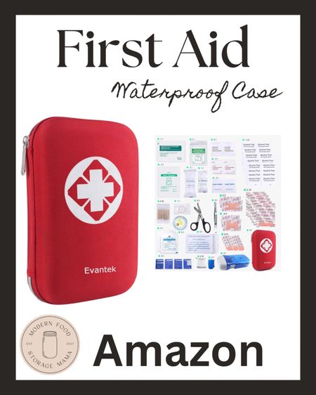 I love these compact waterproof first aid kits! I use them in my cars and my 72-hour kits. Bonus, they are affordable!! 

#LTKfamily #LTKhome