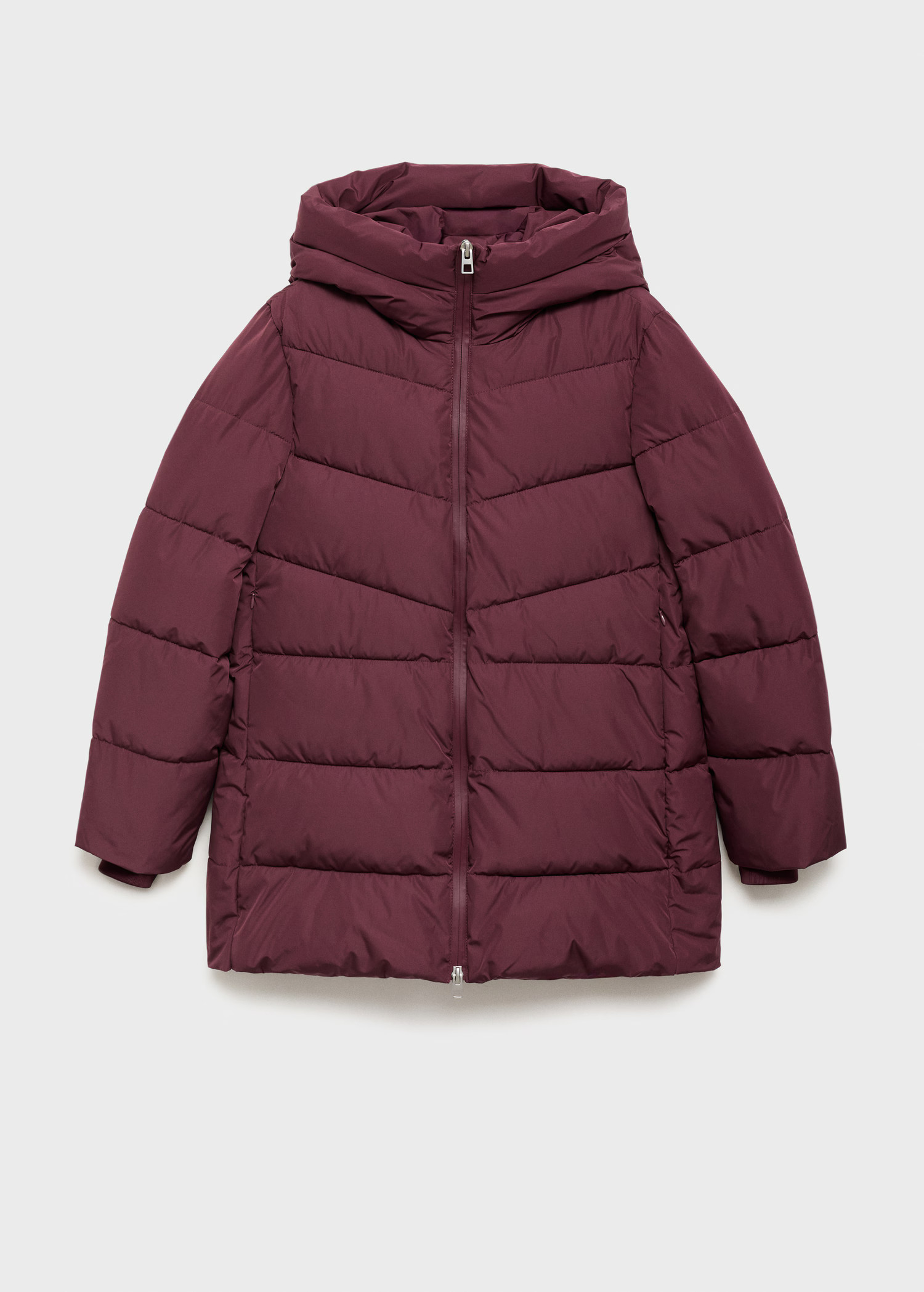 Hood puffer coat | MANGO (UK)