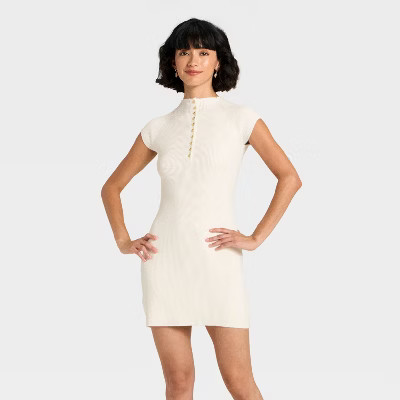 Women's Short Sleeve Ribbed Mini A-Line Dress - Universal Thread™ | Target