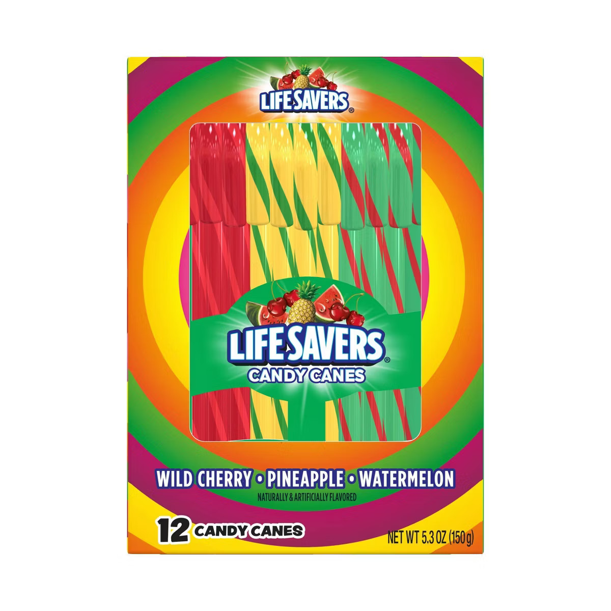 Life Savers Christmas Candy Canes - 5.3oz / 12ct | Target