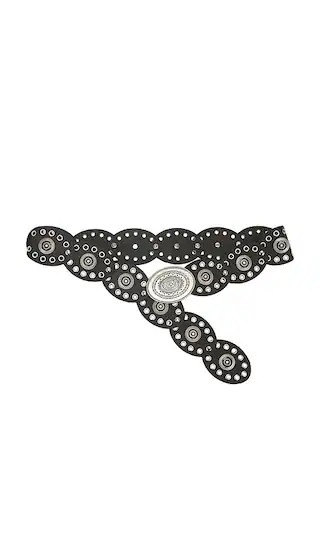Wyatt Belt in Black & Silver | Revolve Clothing (Global)
