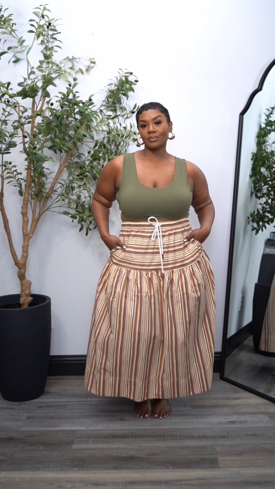 Drop waist maxi skirt 

#LTKootd #LTKPlusSize #LTKFestival