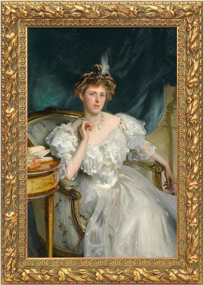 Wood Canvas Frame for 11x14 Oil Paintings Art Prints, Finished Antique Gold 11x14 Frame for Lands... | Amazon (US)