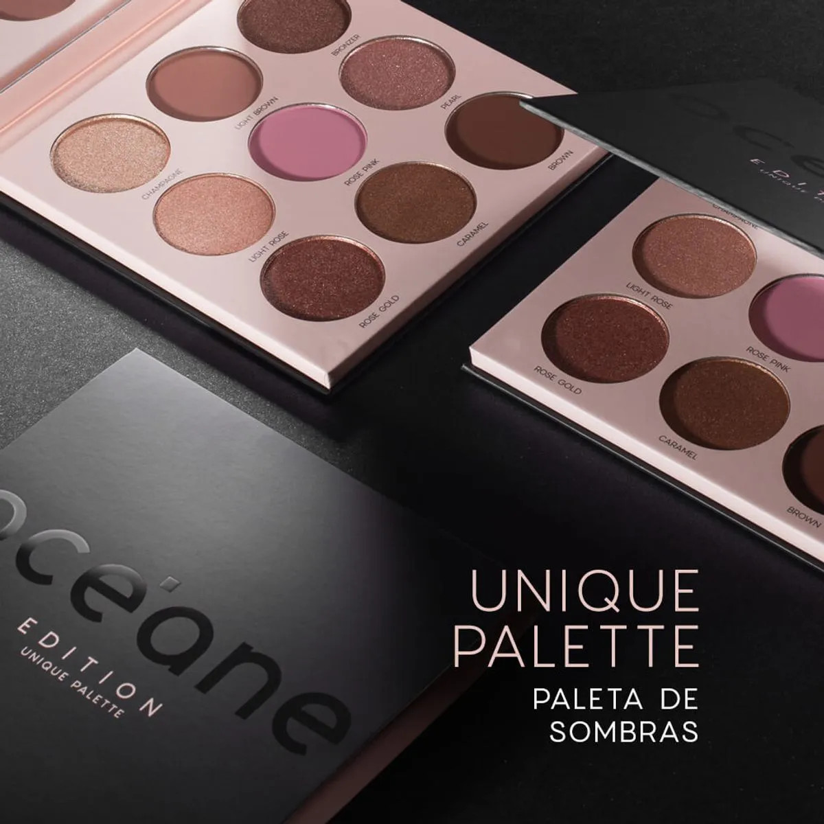 Paleta de Sombras Unique Edition | 25g - Maquiagens e cosméticos Océane: Pincéis, paletas, bat... | Oceane (BR)