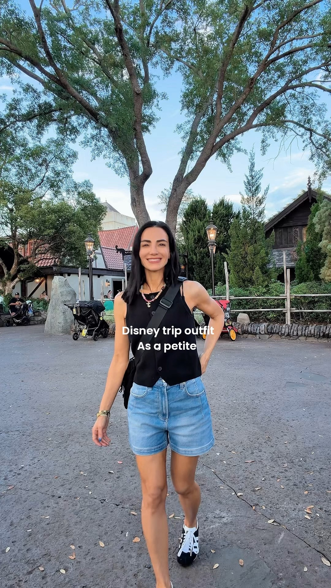 Disney trip outfit - these are my favorite petite short girl shorts! Wearing size 23 I’m 5’ 100lbs with 23” waist. And the Addidas are my FAVORITE! ❤️

#LTKPetite #LTKootd #LTKTravel