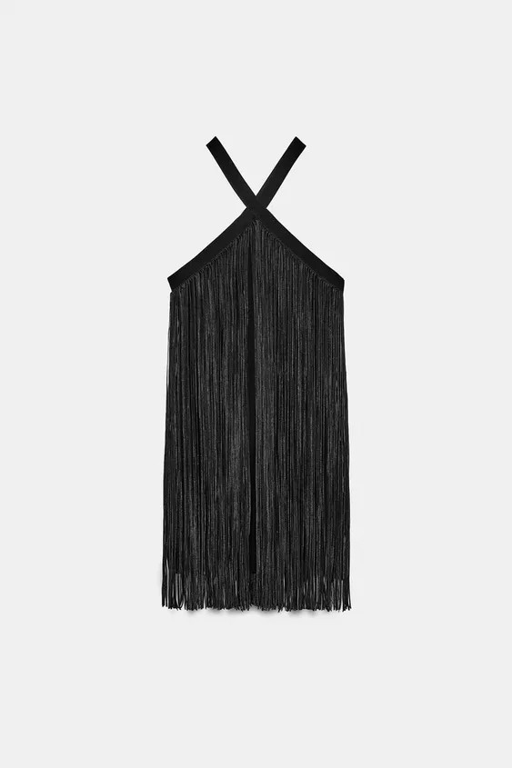 KURZES KLEID MIT FRIEN | Zara US