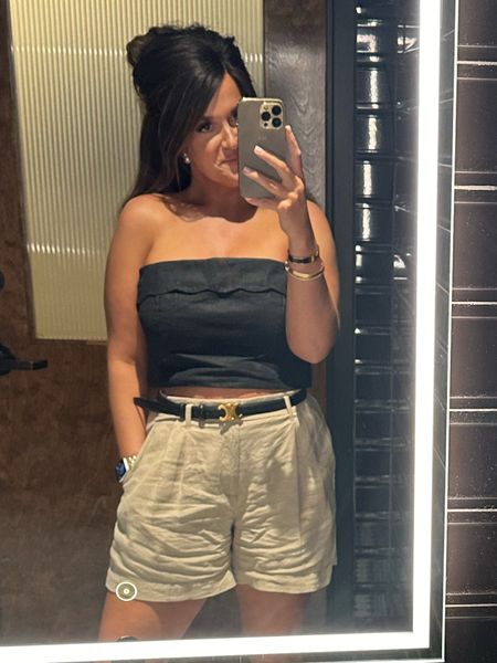 This little outfit is so affordable and chic and should be walking around Italy!! 

I’m wearing sizes:
Top: L (could have done a M)
Shorts: 12

#LTKmidsize #LTKstyletip #LTKfindsunder50