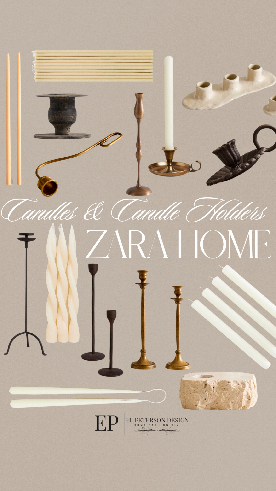 Zara 
Candles 
Candle holders
Snuffer 

#LTKHome